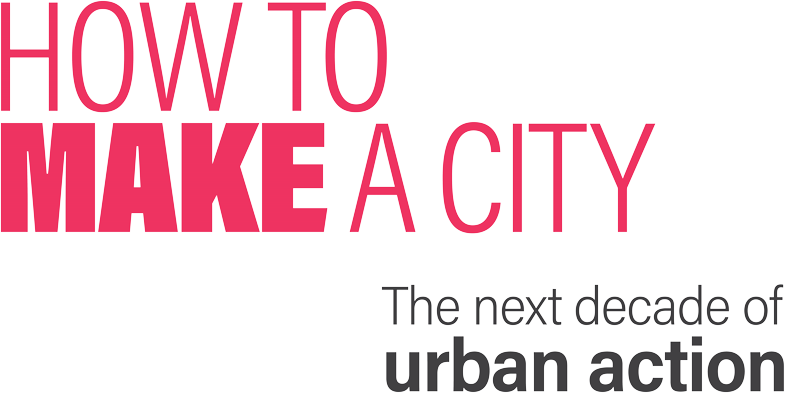 HOW TO MAKE A CITY wordmark